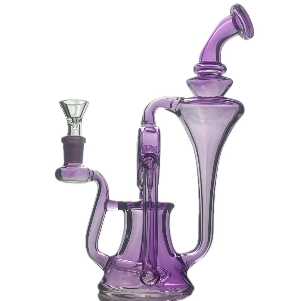 Star Wing Bong Neon Recycler Water Pipe