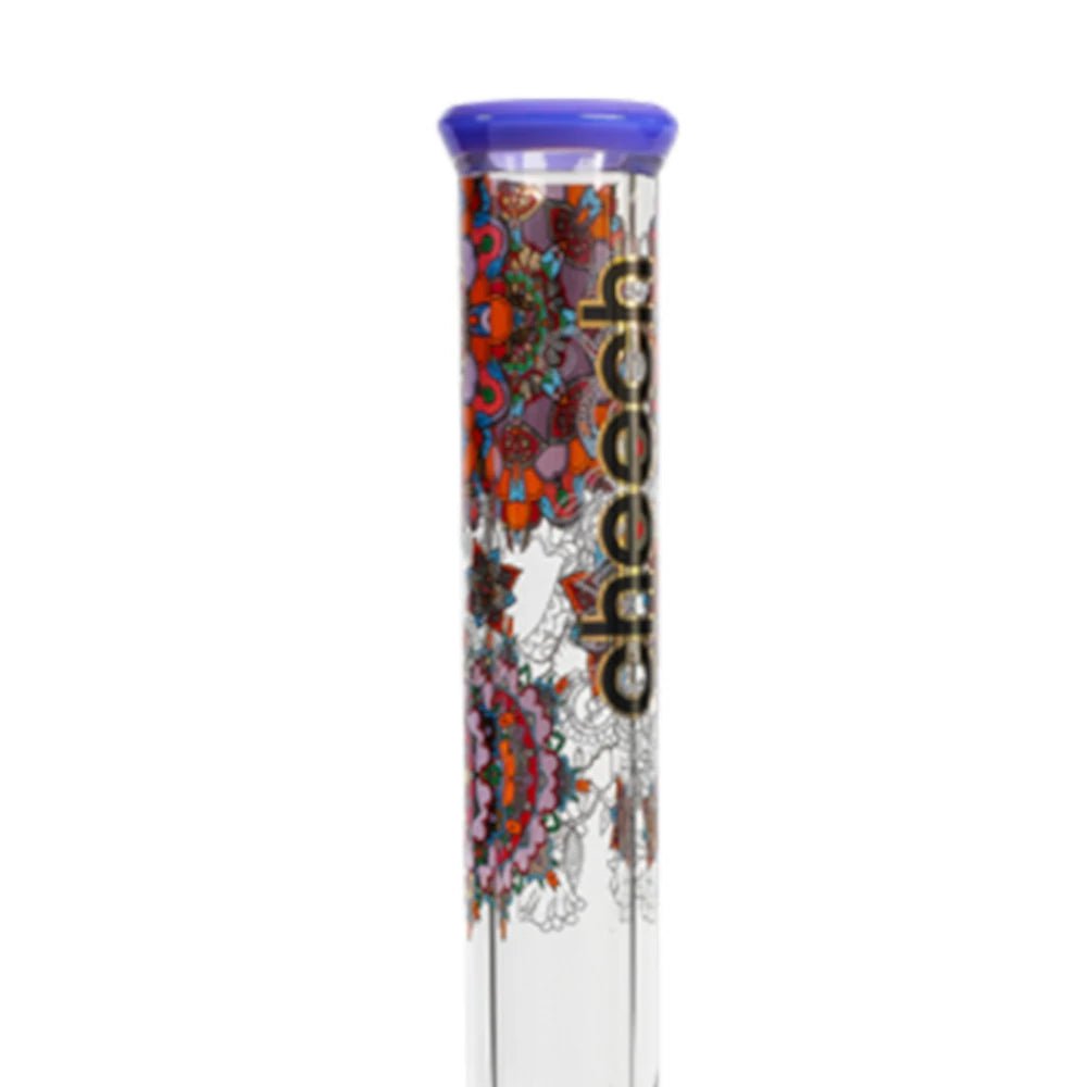 Cheech Glass Bong Paisley Matrix Beaker Bong