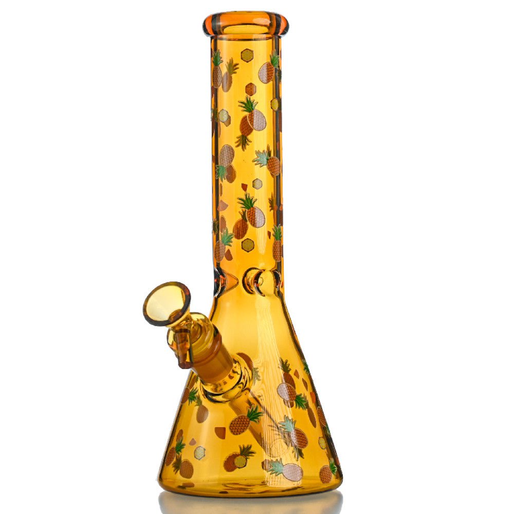Fat Buddha Glass Bong Pineapple Beaker Bong