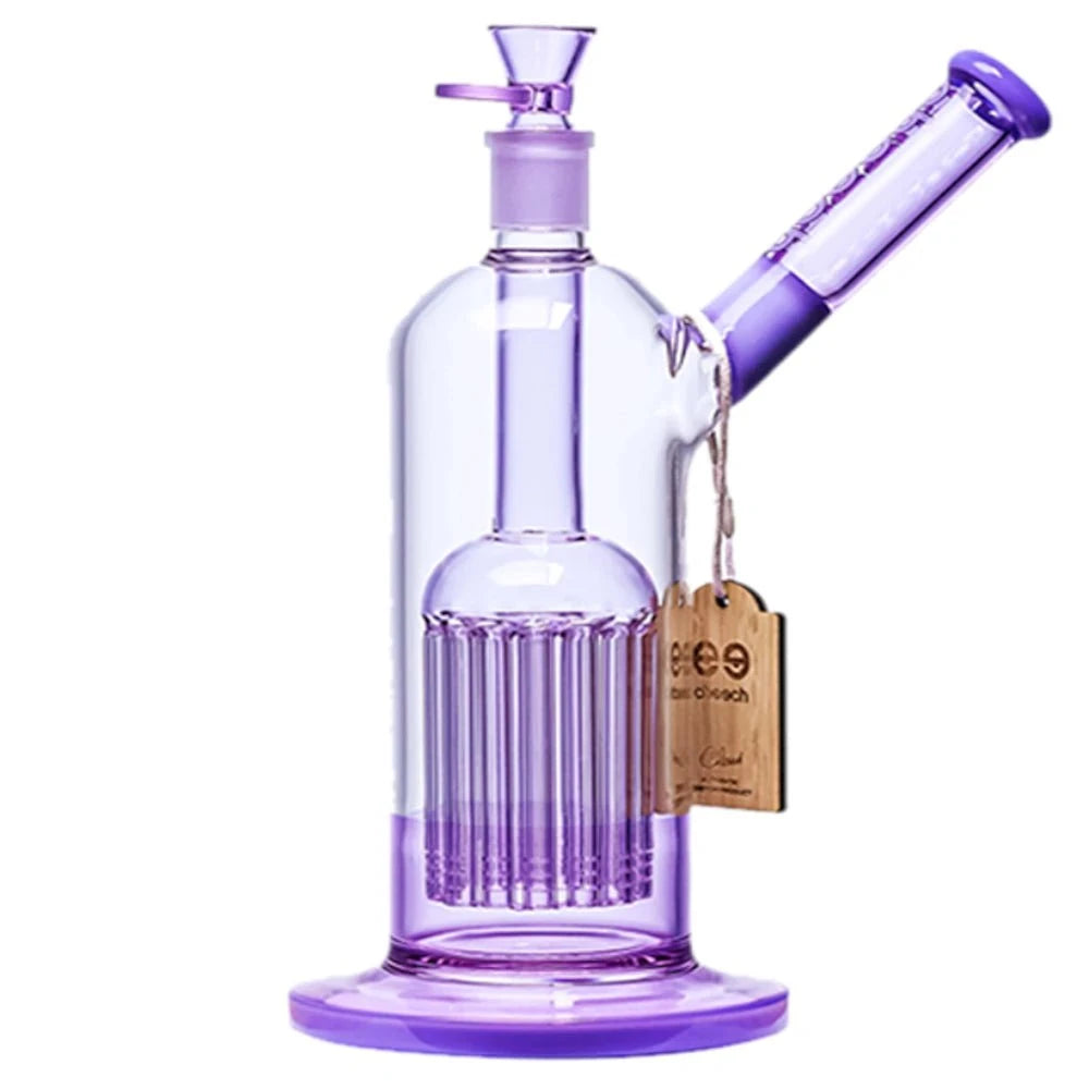 Cheech Glass Bong Purple HUGE Bubbler