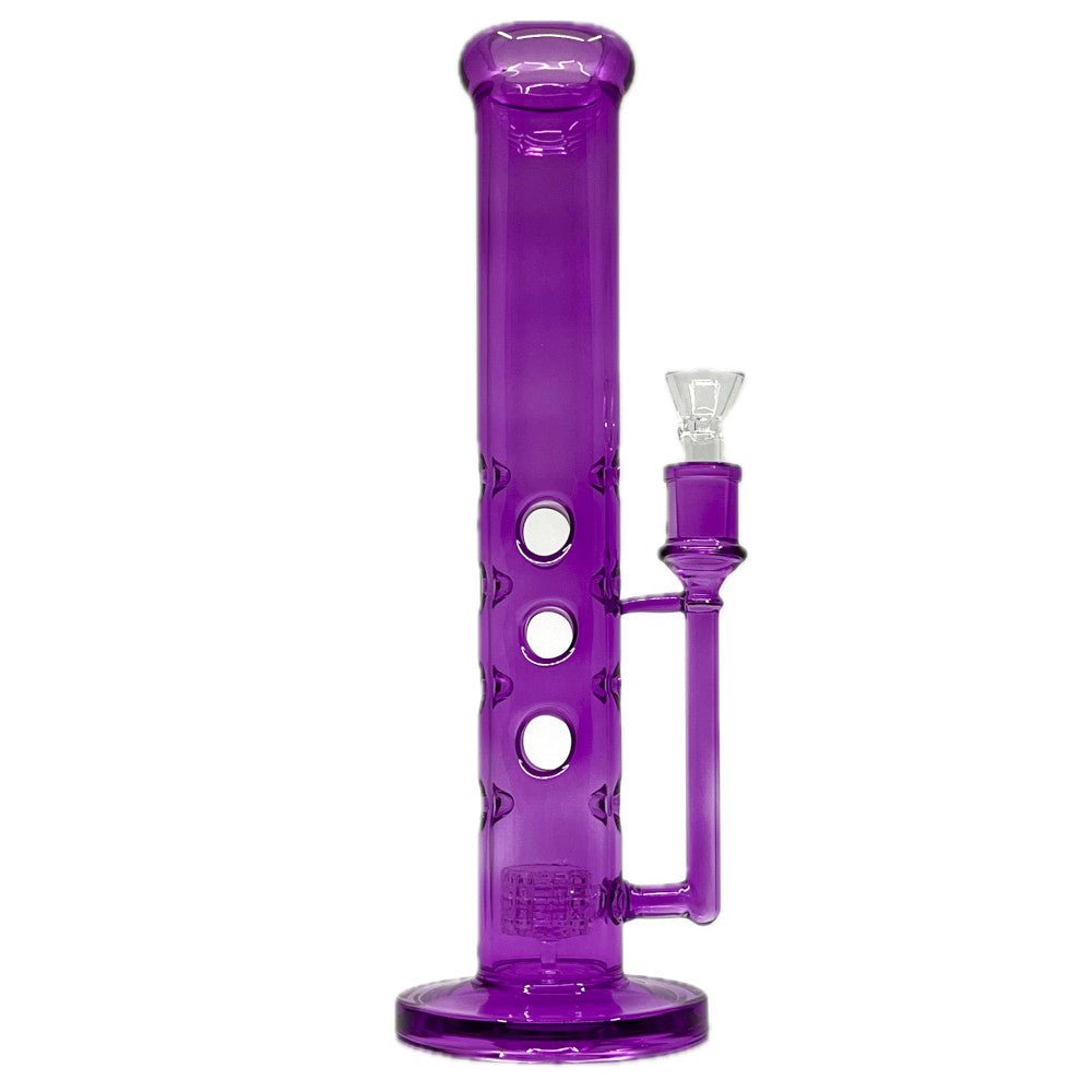 Fat Buddha Glass Bong Purple Knuckle Bong