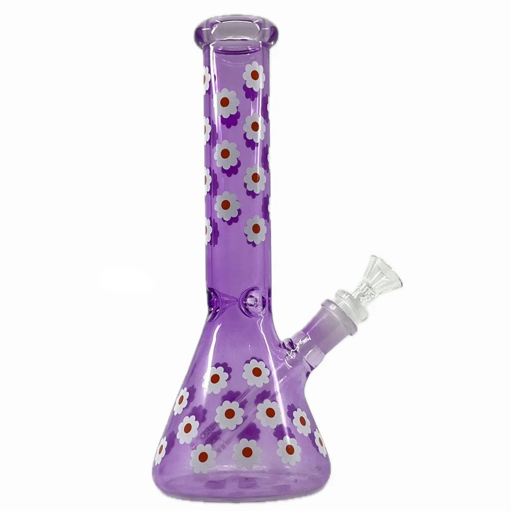 Fat Buddha Glass Bong Purple Seasons Beaker Bongs