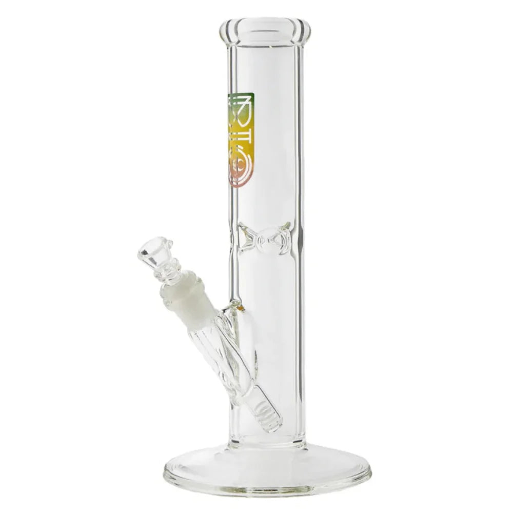Biohazard Bong Rasta Bio Straight Bong w/Ice Catcher