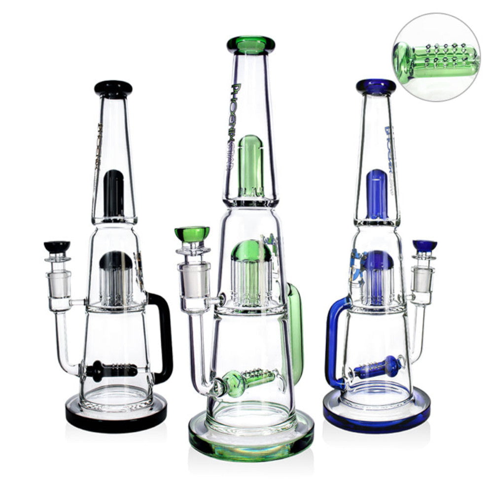 Phoenix Bong Recycler Dual Perc Bong