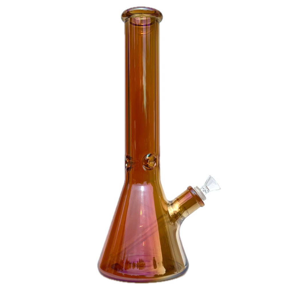 Fat Buddha Glass Bong Red Aurora Beaker Bong