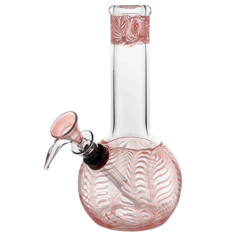 Biohazard Bong Red Flame Top Water Pipe