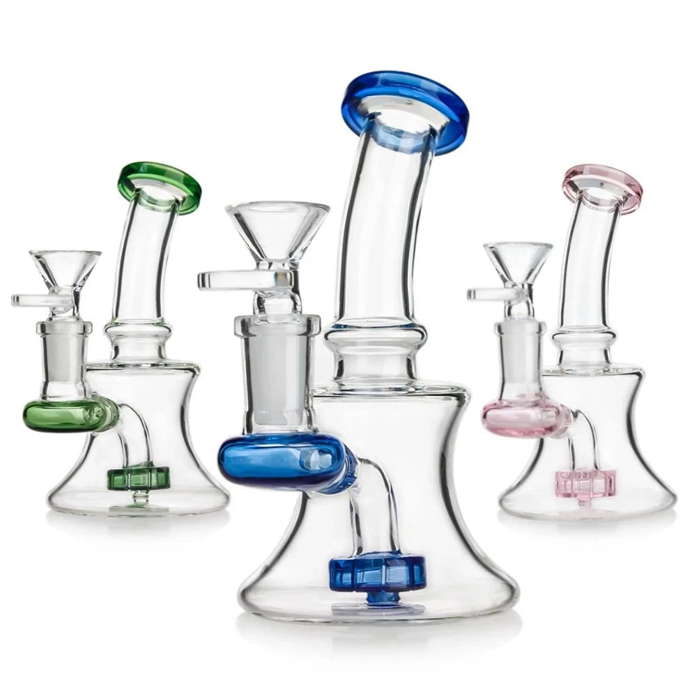 Fat Buddha Glass Bong Showerhead Mini Bong