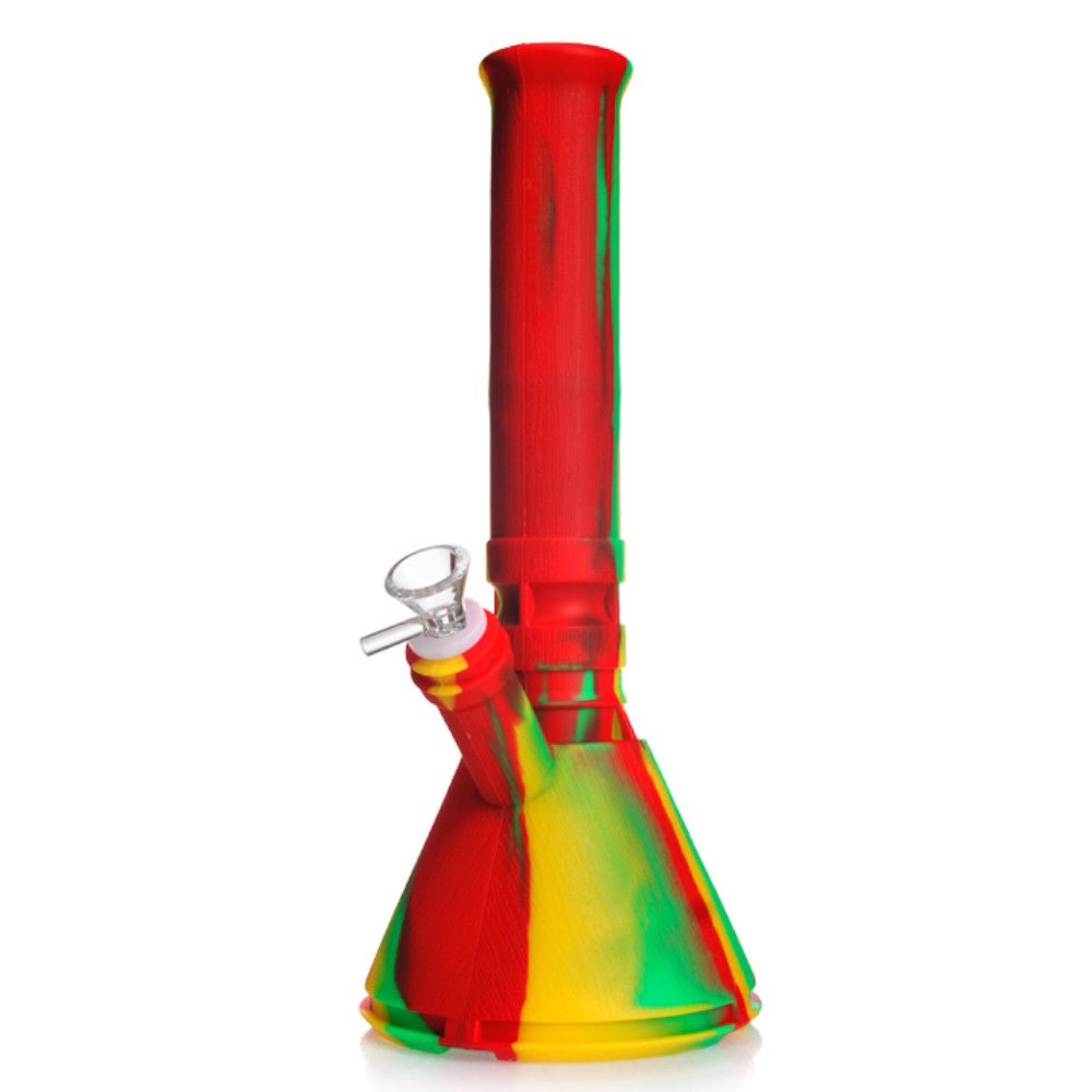 Fat Buddha Glass Bong Silicone Beaker Bong