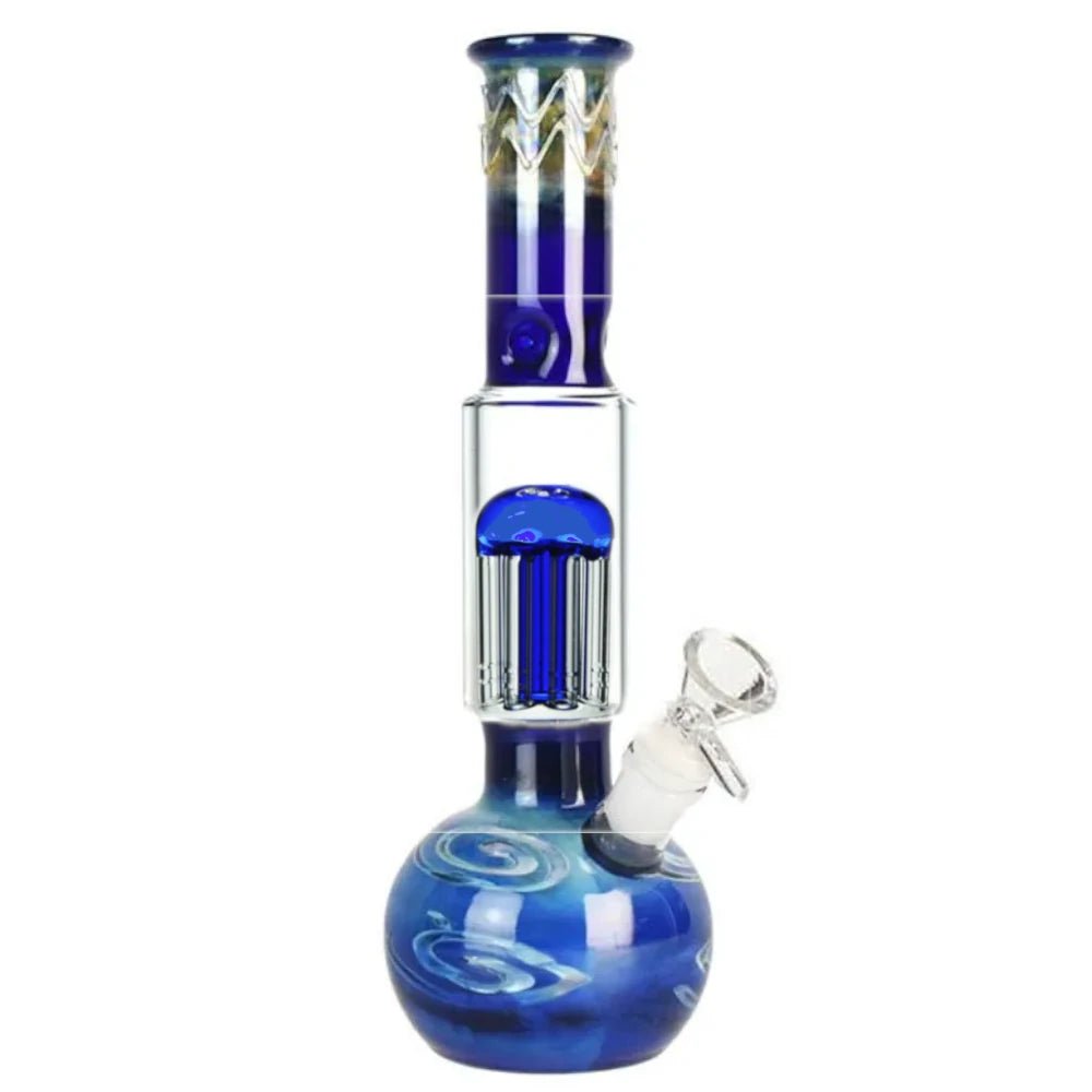 Fat Buddha Glass Bong Spiral Jettie Bong