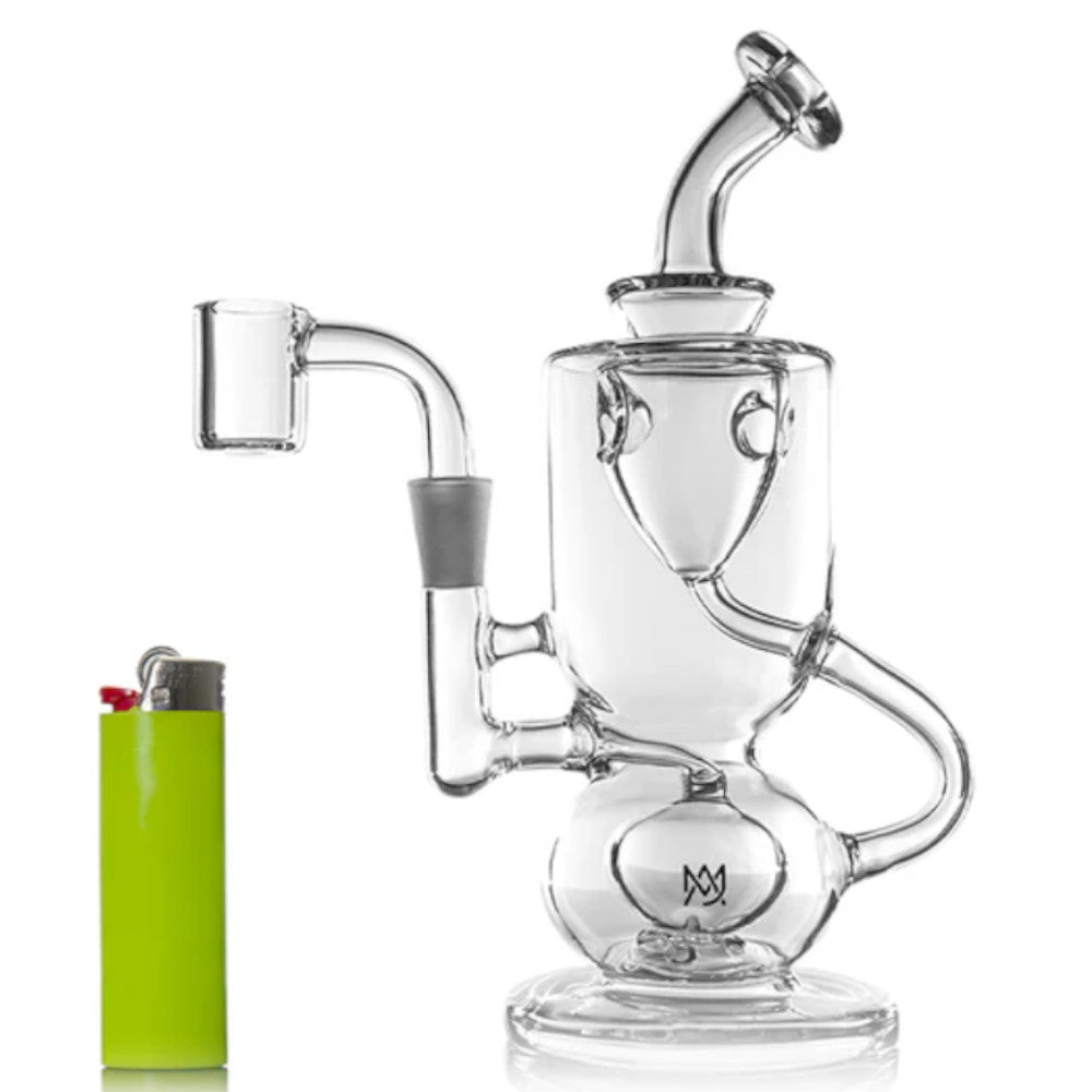 Compact Dab Rig Titan Mini Dab Rig by MJ Arsenal – Compact 10mm Incycler Dab Rig