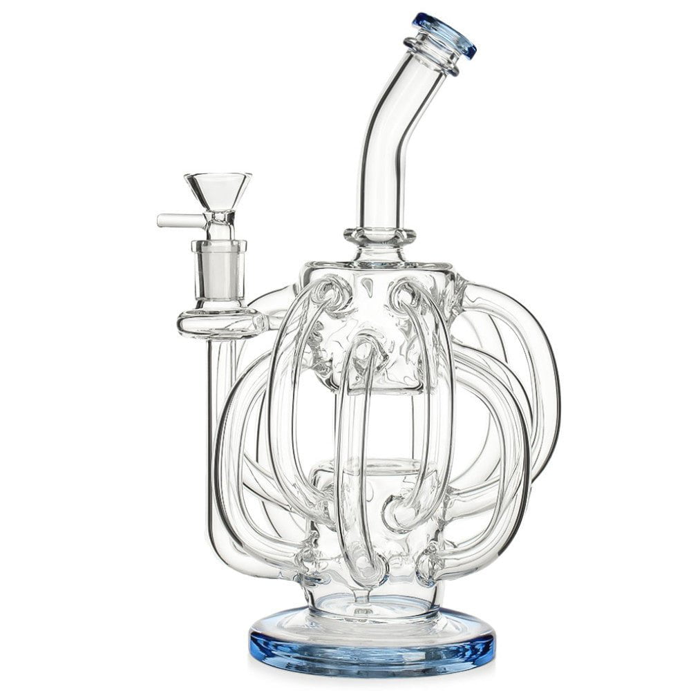 Fat Buddha Glass Bong Ultimate Recycler Bong