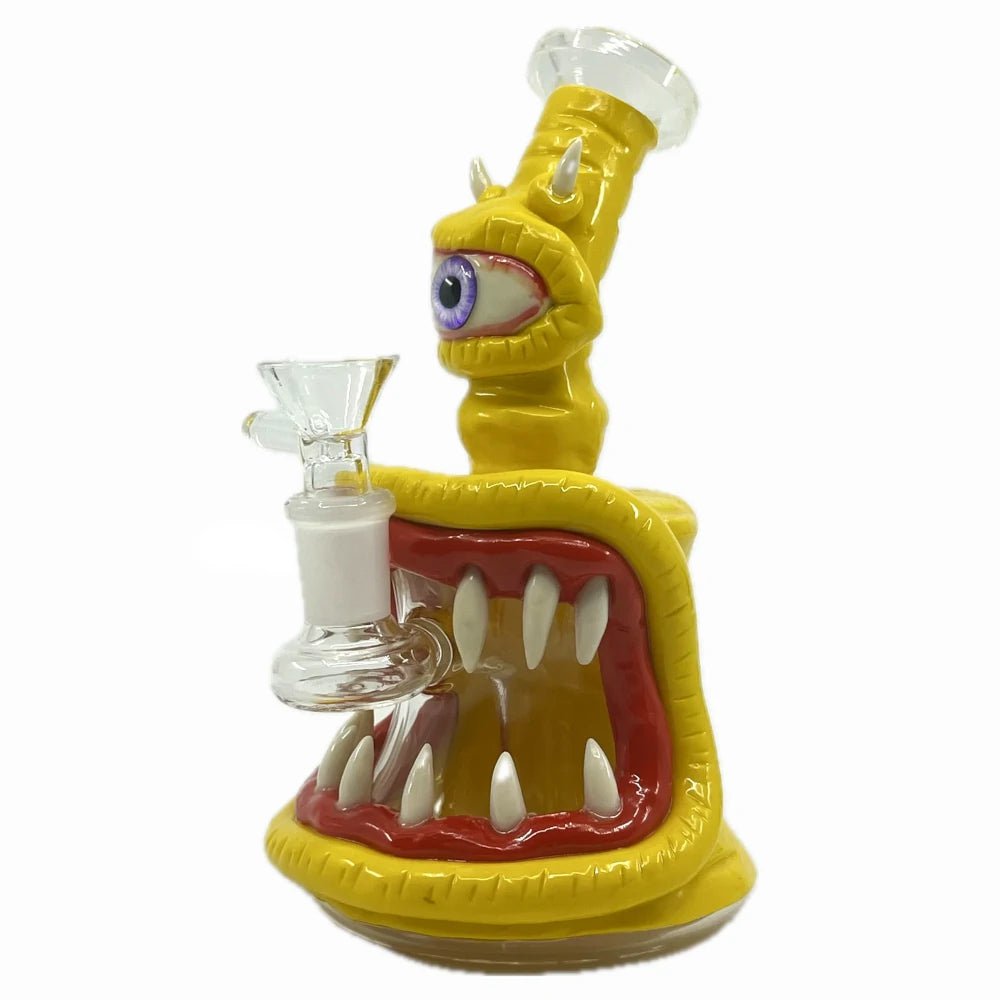 Fat Buddha Glass Bong Yellow Lil Monster Bong