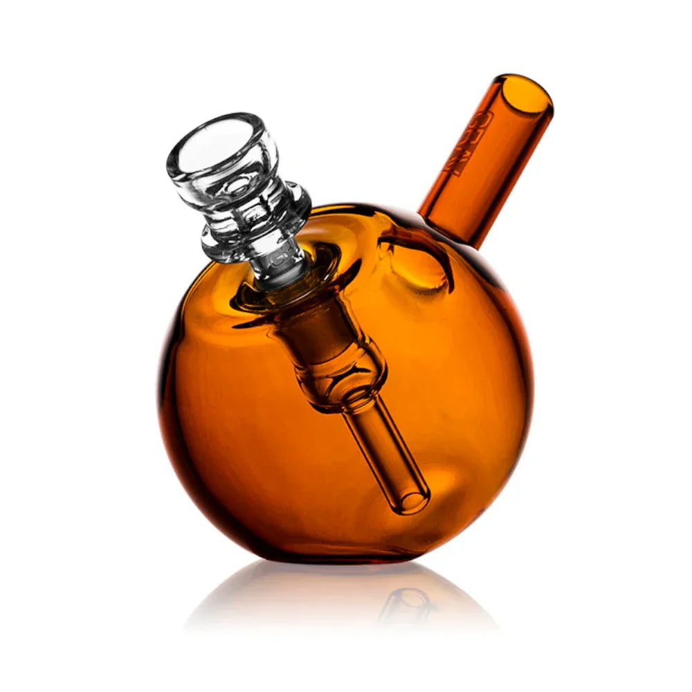 Grav Bubbler Amber Spherical Pocket Bubbler