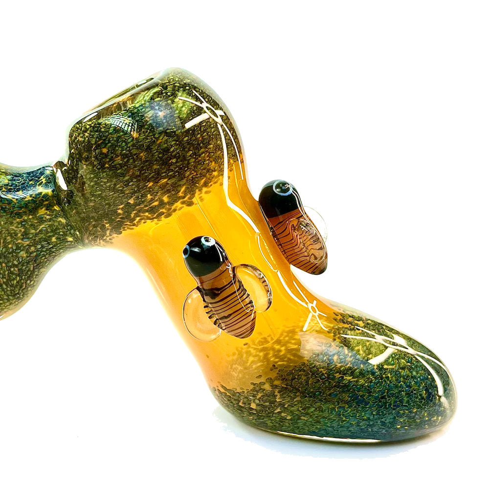 Fat Buddha Glass Bubbler Honey Bee Bubbler Pipe