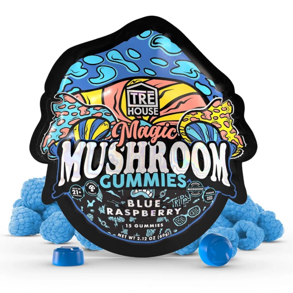 Tre House Consumable Blue Raspberry Mushroom Gummies