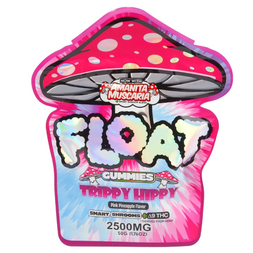 Float Consumable Mushroom Gummies Trippy Hippy