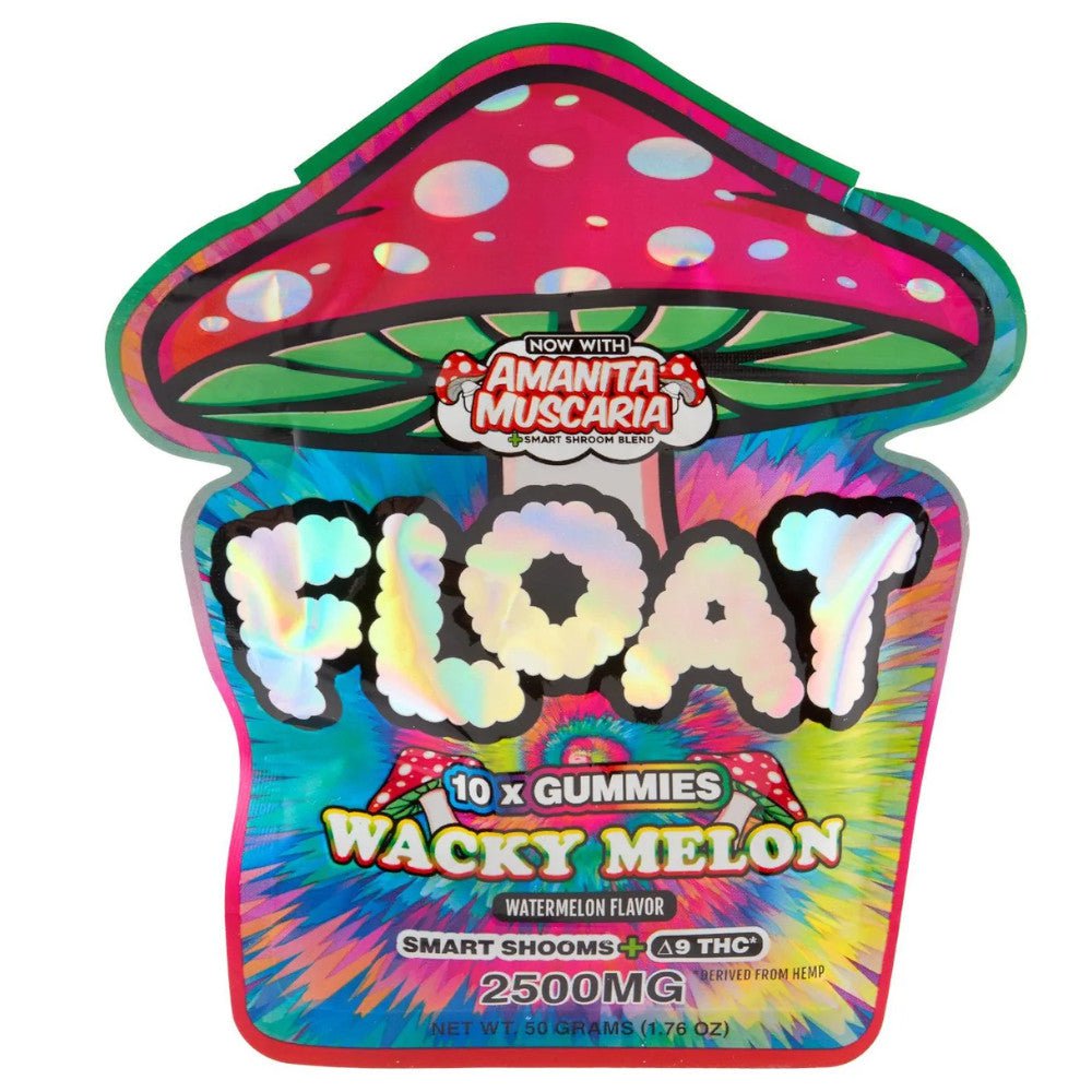 Float Consumable Mushroom Gummies Wacky Melon