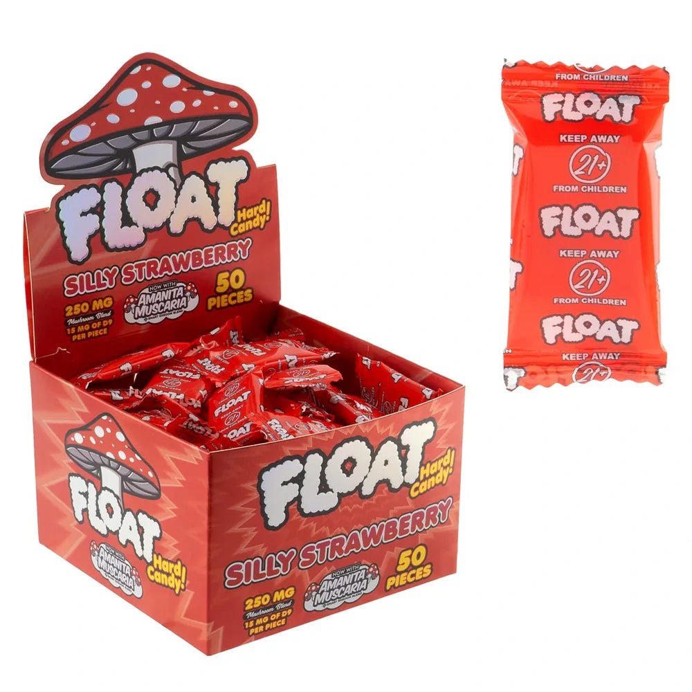 Float Consumable Silly Strawberry Hard Candy (5pc)