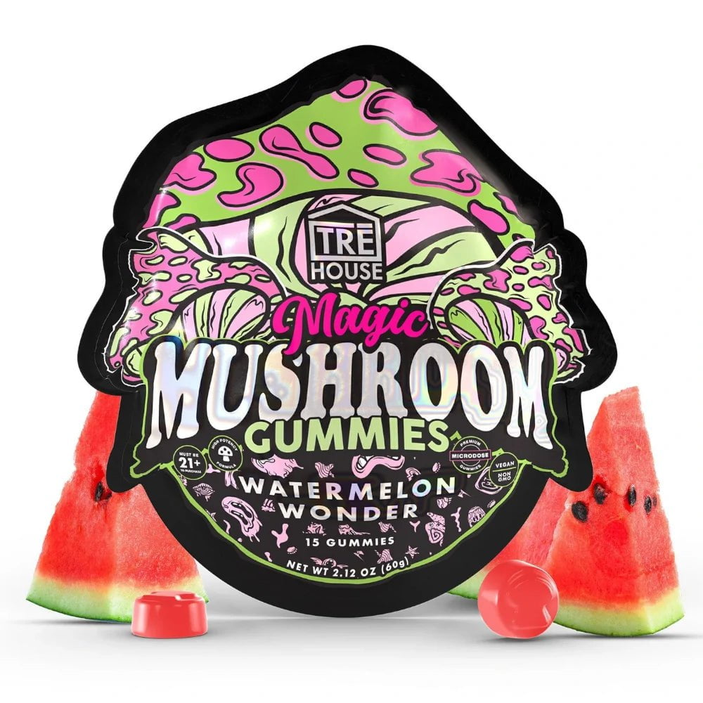 Tre House Consumable Watermelon Mushroom Gummies