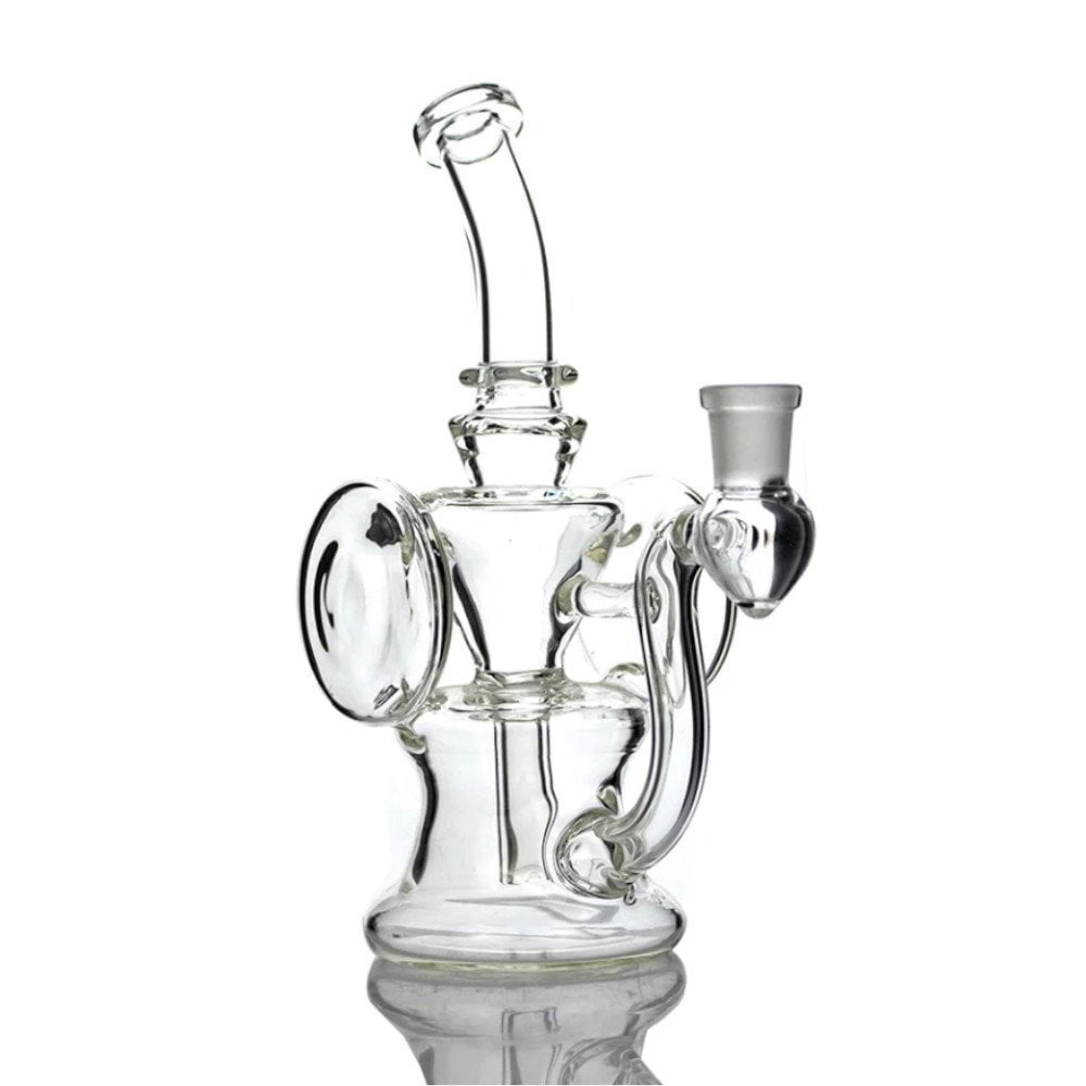 Fat Buddha Glass Dab Rigs Disc Recycler Mini Dab Rig