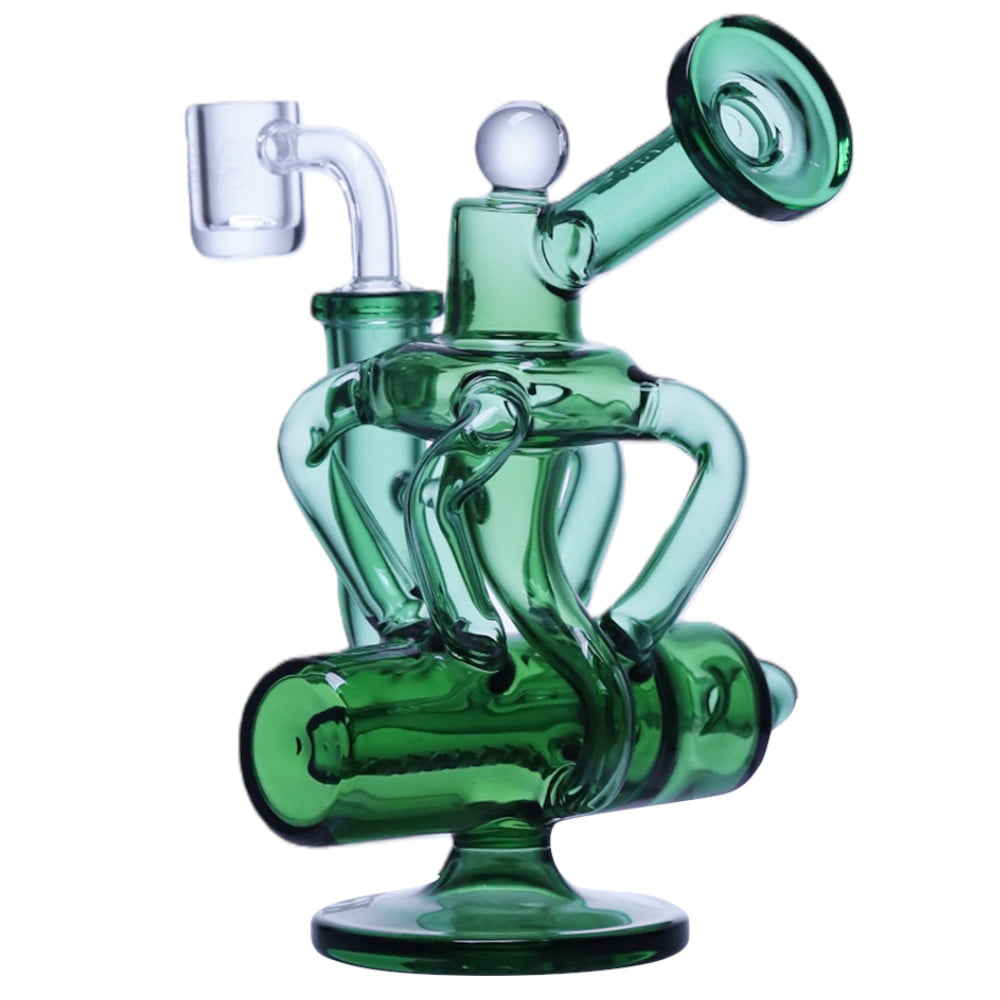 Cheech Glass Dab Rigs Mini Inline Recycler Dab Rig