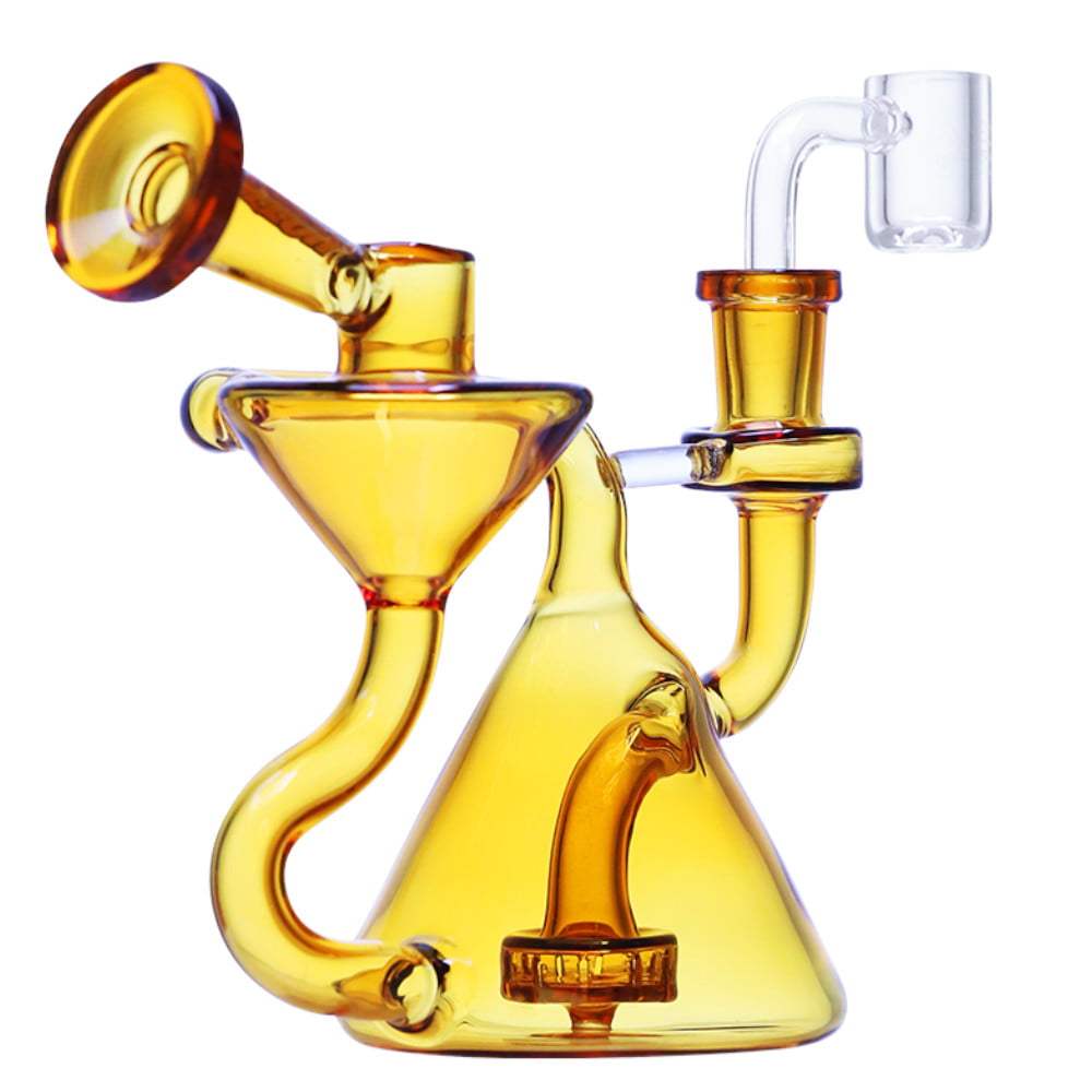 Cheech Glass Dab Rigs Recycler Disc Dab Rig