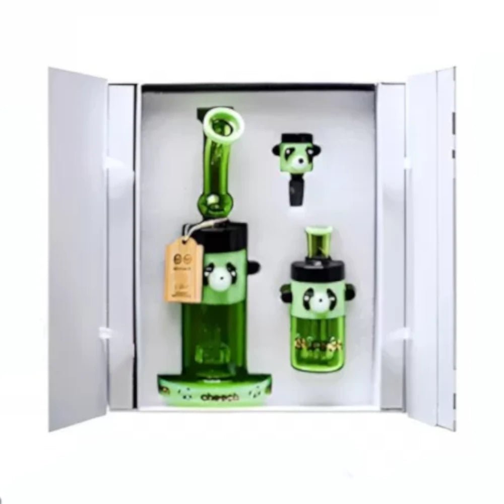 Cheech Glass Panda Water Pipe Kit