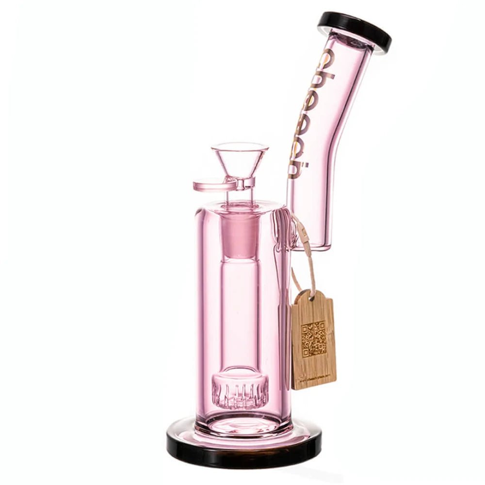 Cheech Glass Pink Center Mount Water Pipe