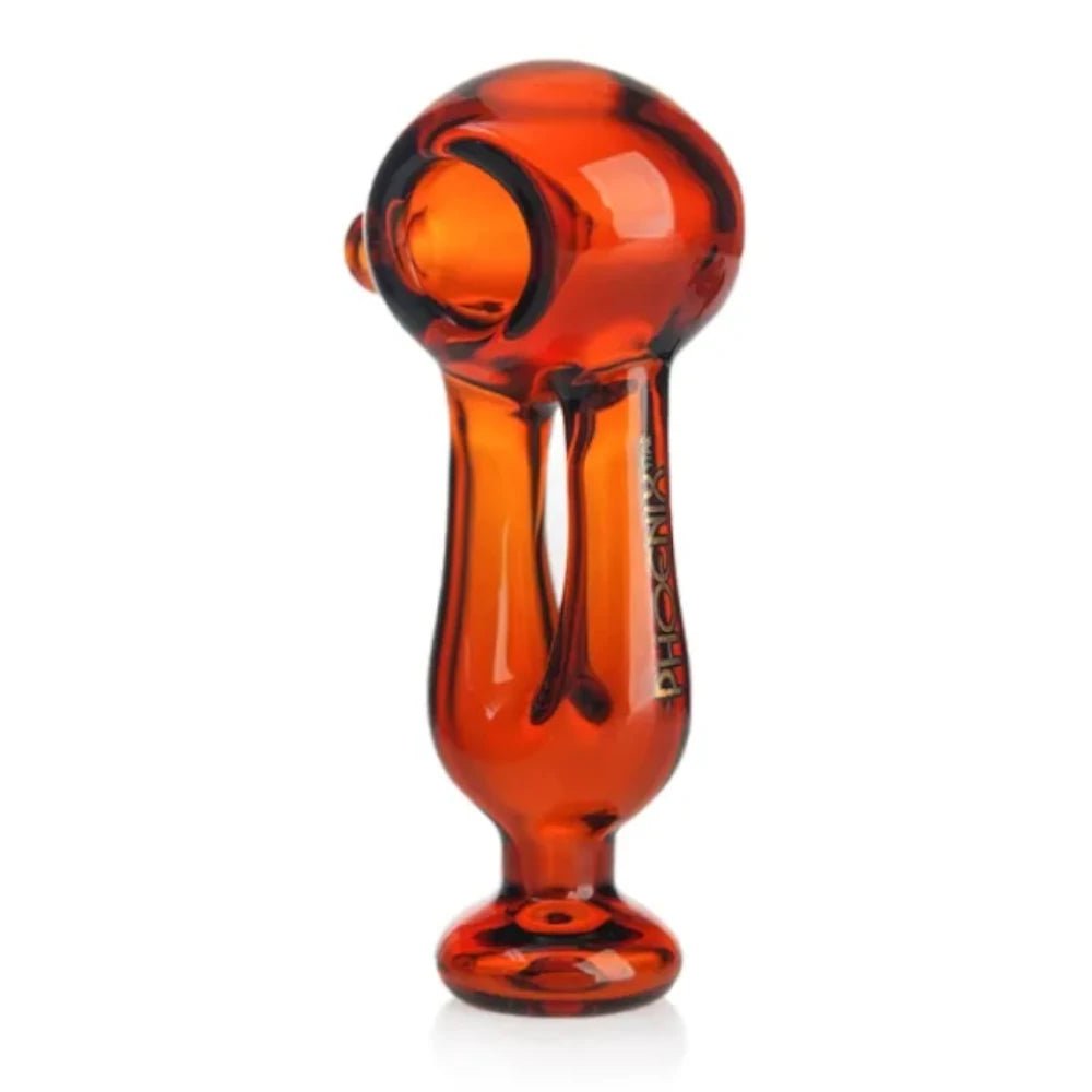 Phoenix Pipe Amber Mini Double Chamber Pipe