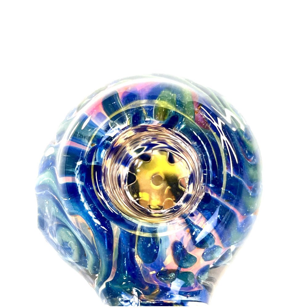 Blue Fumed Built In Screen Pipe