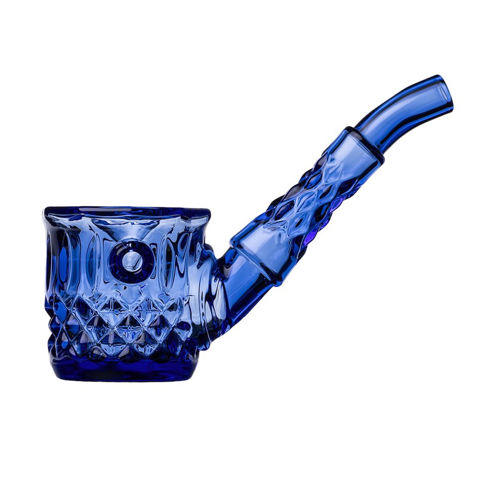 MJ Arsenal Pipe Blue Highball Hand Pipe