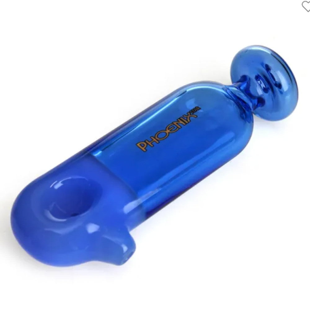 Phoenix Pipe Blue Mini Chill Pipe