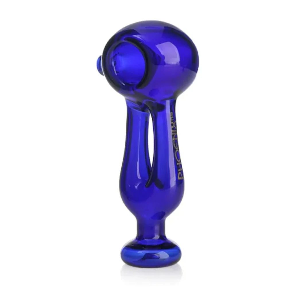 Phoenix Pipe Blue Mini Double Chamber Pipe