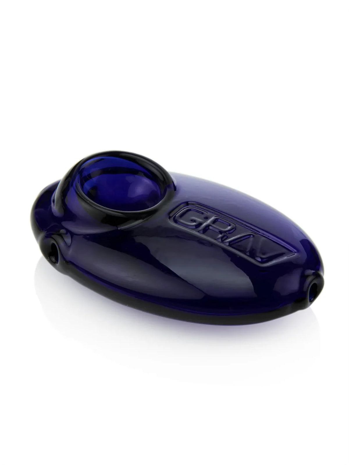 Grav Pipe Blue Pebble Spoon Pipe