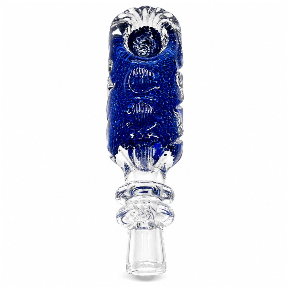 Fat Buddha Glass Pipe Bottle Style Hand Pipe