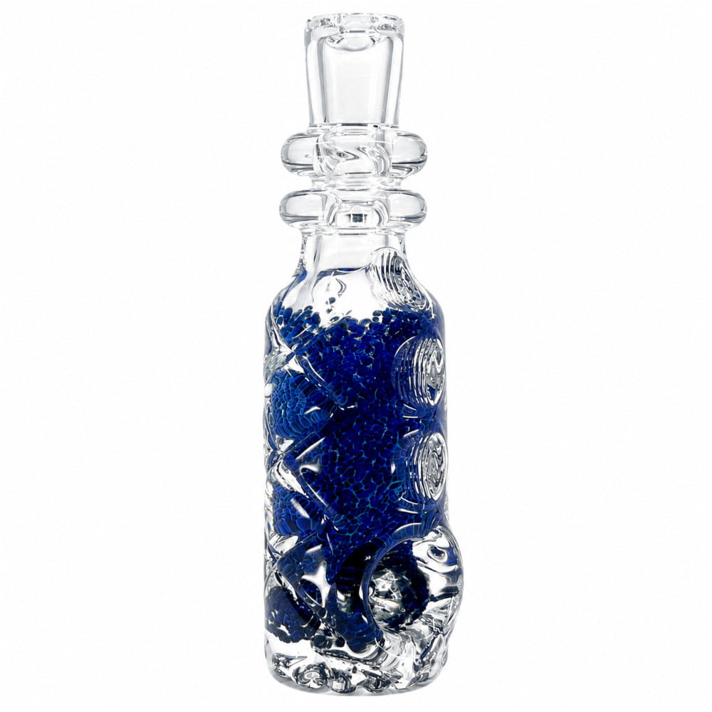 Fat Buddha Glass Pipe Bottle Style Hand Pipe