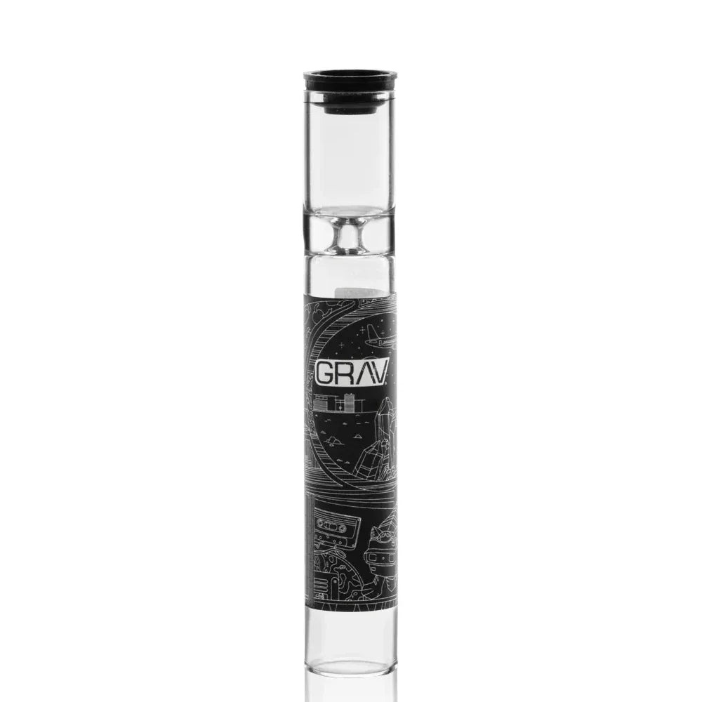 Grav Pipe Chillum Pipe with Cap