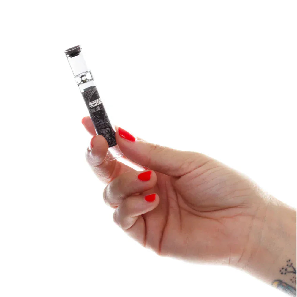 Grav Pipe Chillum Pipe with Cap