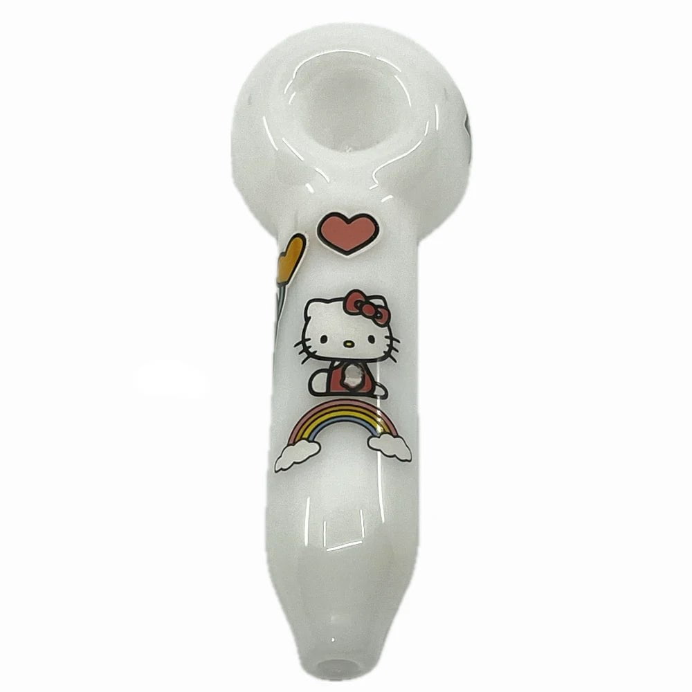 Fat Buddha Glass Pipe Glass Hello Kitty Pipe