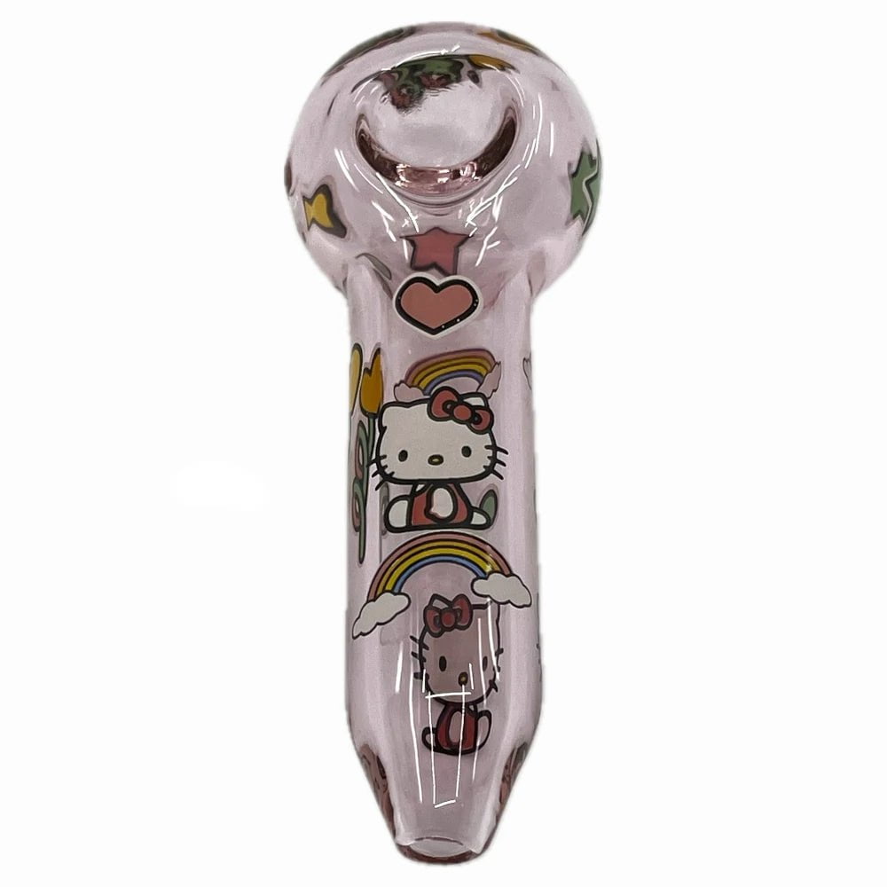 Fat Buddha Glass Pipe Glass Hello Kitty Pipe