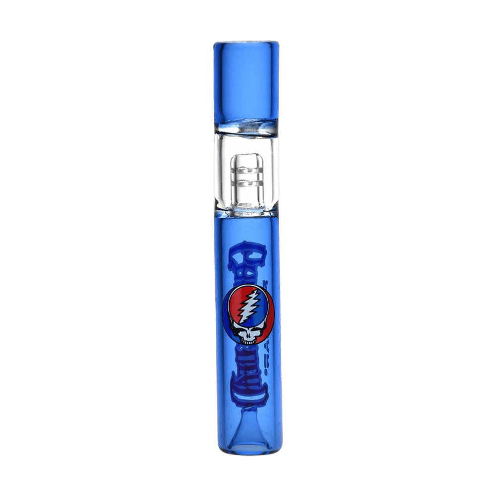 Grateful Dead Chillum Pipe by Pulsar – Borosilicate One-Hitter with Ash ...