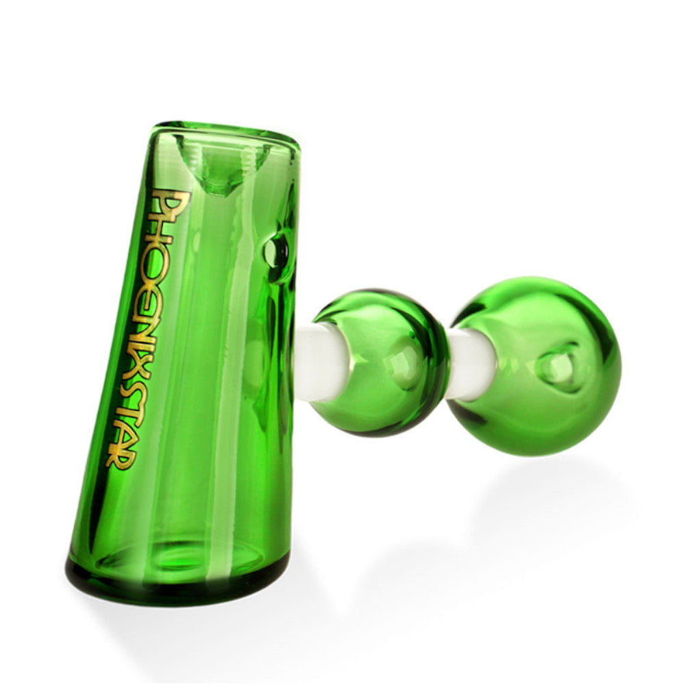 Phoenix Pipe Green Gravity Hammer Pipe