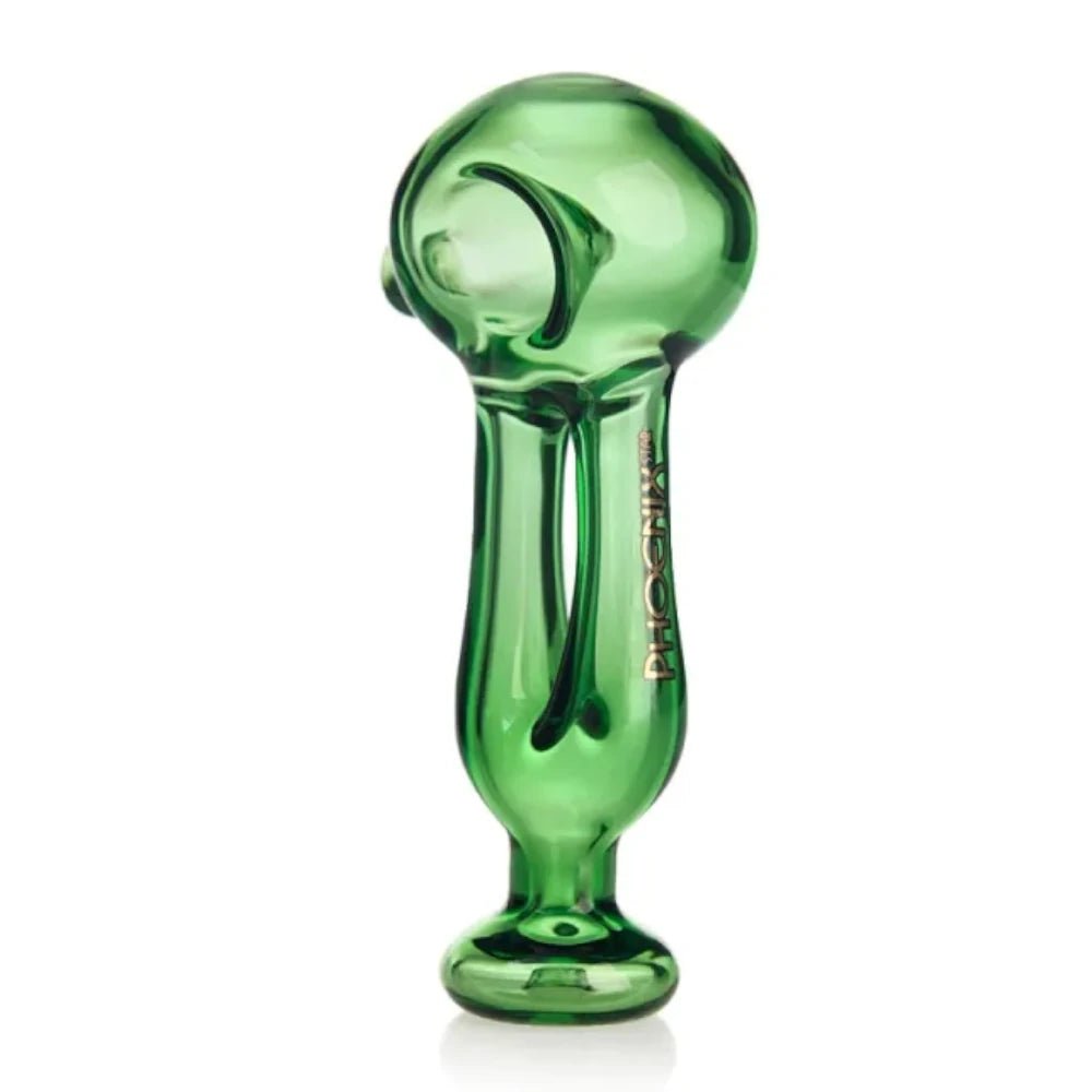 Phoenix Pipe Green Mini Double Chamber Pipe