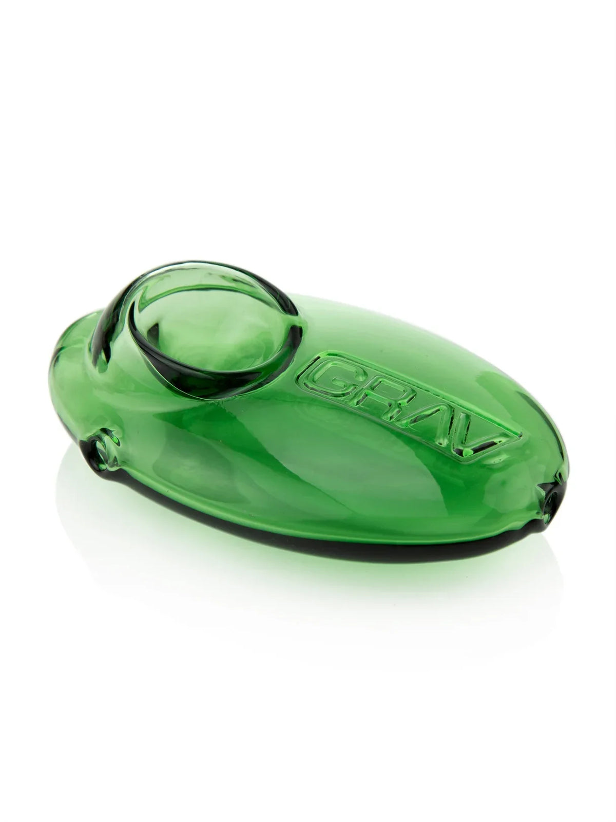 Grav Pipe Green Pebble Spoon Pipe