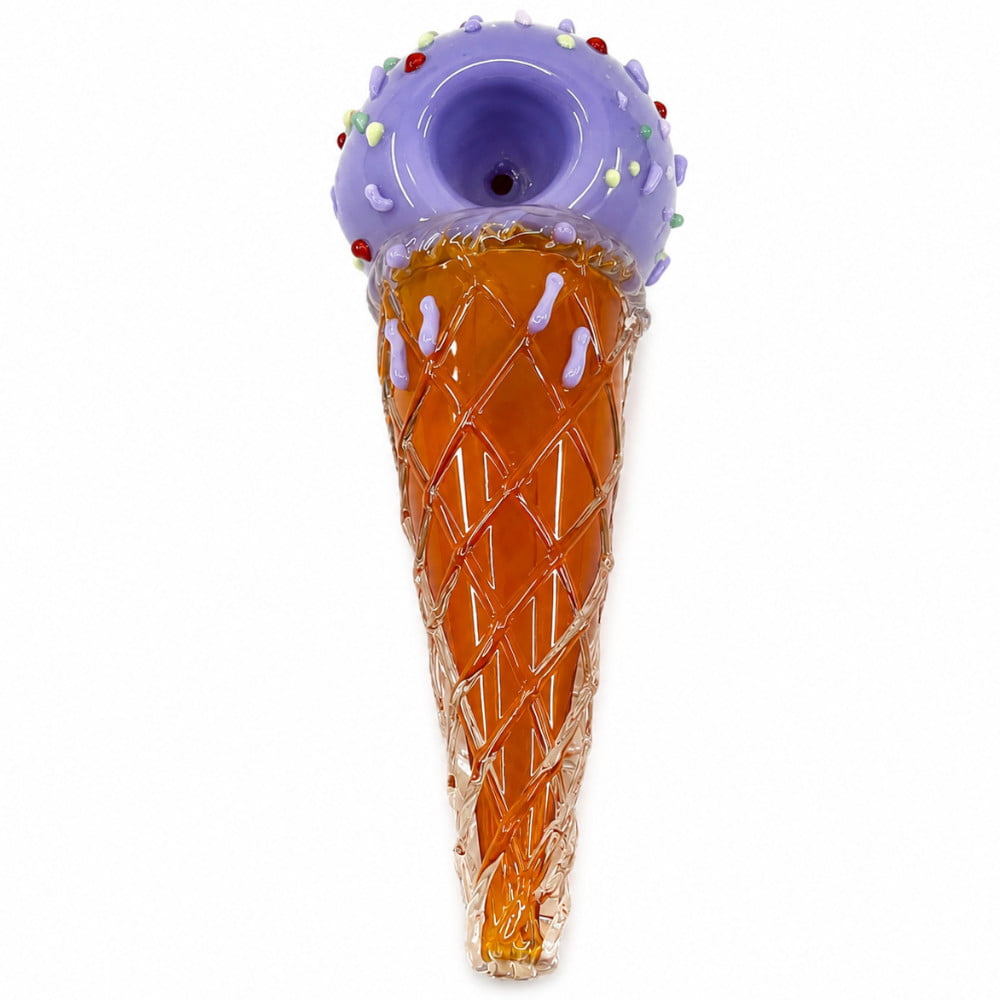 Fat Buddha Glass Pipe Ice Cream Hand Pipe