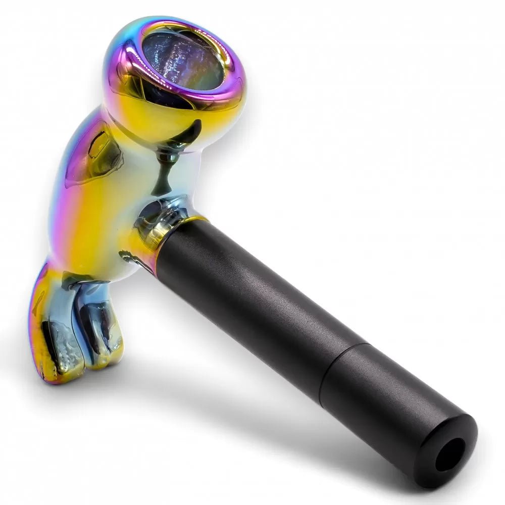 Cheech Glass PIpe Metal Hammer Pipe