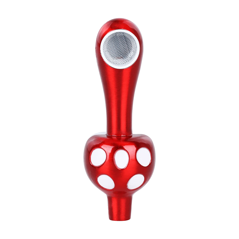 Fat Buddha Glass Pipe Metal Mushroom Pipe