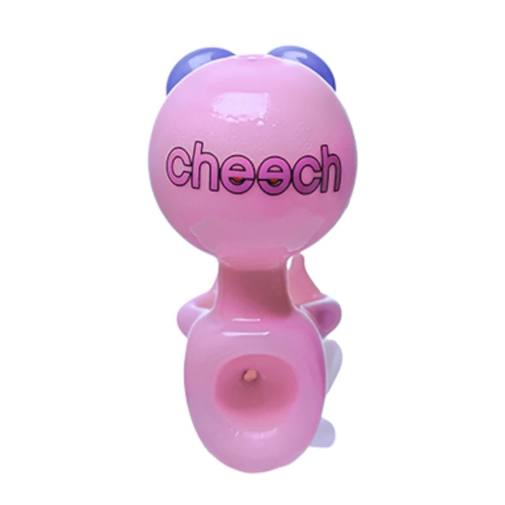 Cheech Glass PIpe Pink Birdie Hand Pipe
