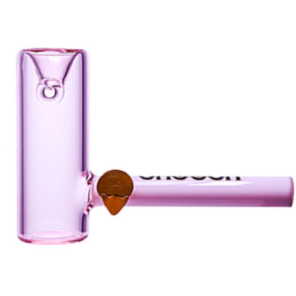 Cheech Glass Pipe Pink Sherlock Hand Pipe