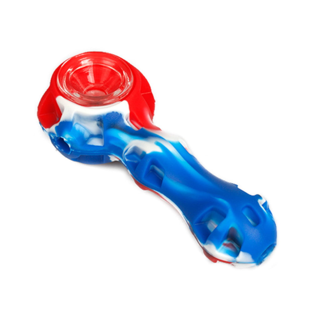 Fat Buddha Glass Pipe Silicone Hand Pipe